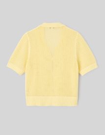 Gilet manches courtes en crochet