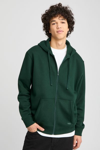 Sweat zipp&eacute; &agrave; capuche