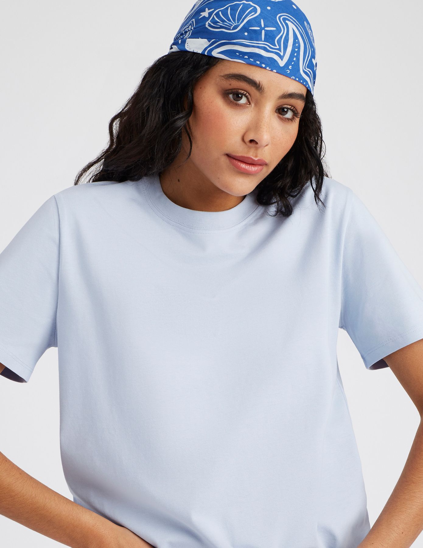 Foulard coton imprim&eacute;