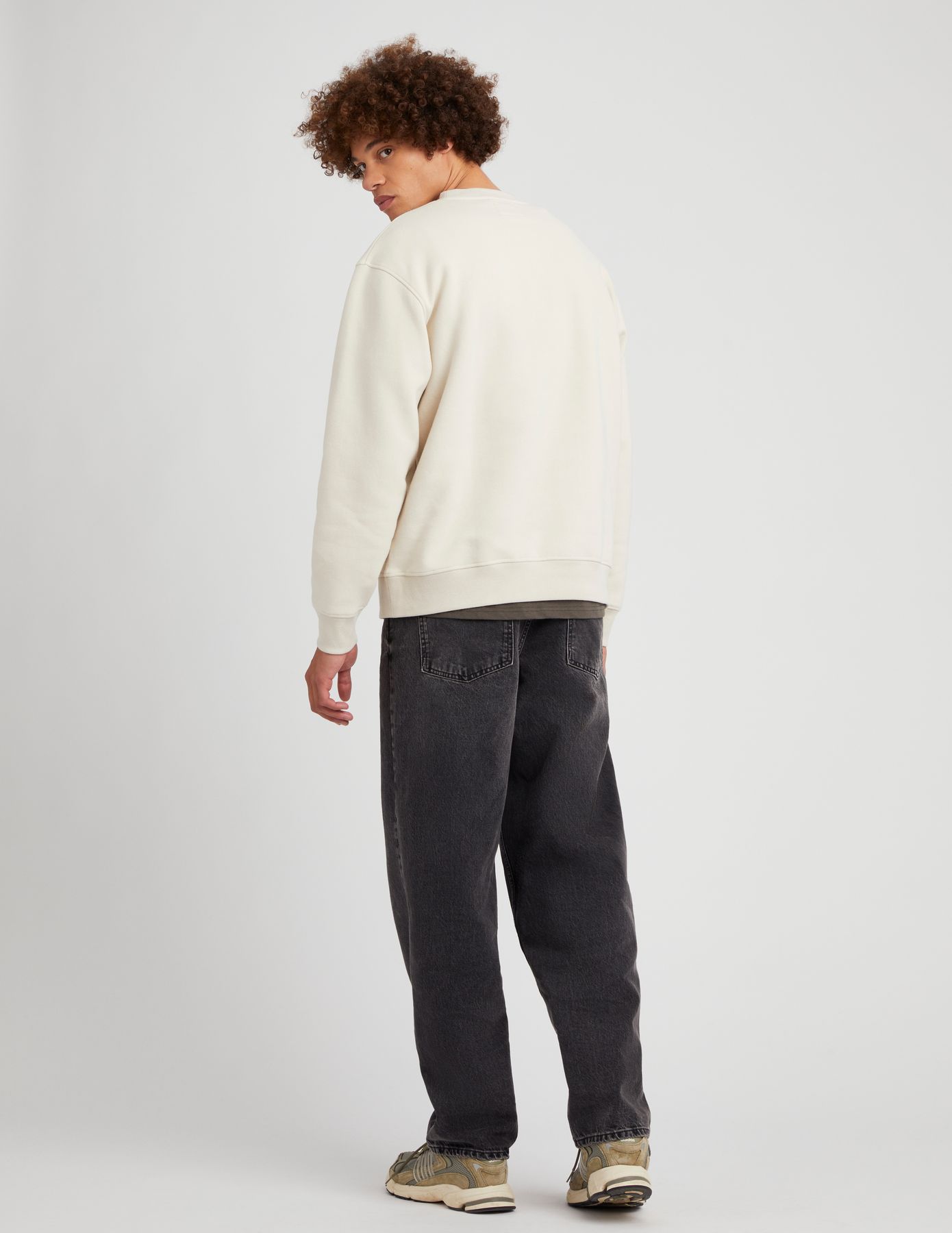Sweat col rond uni