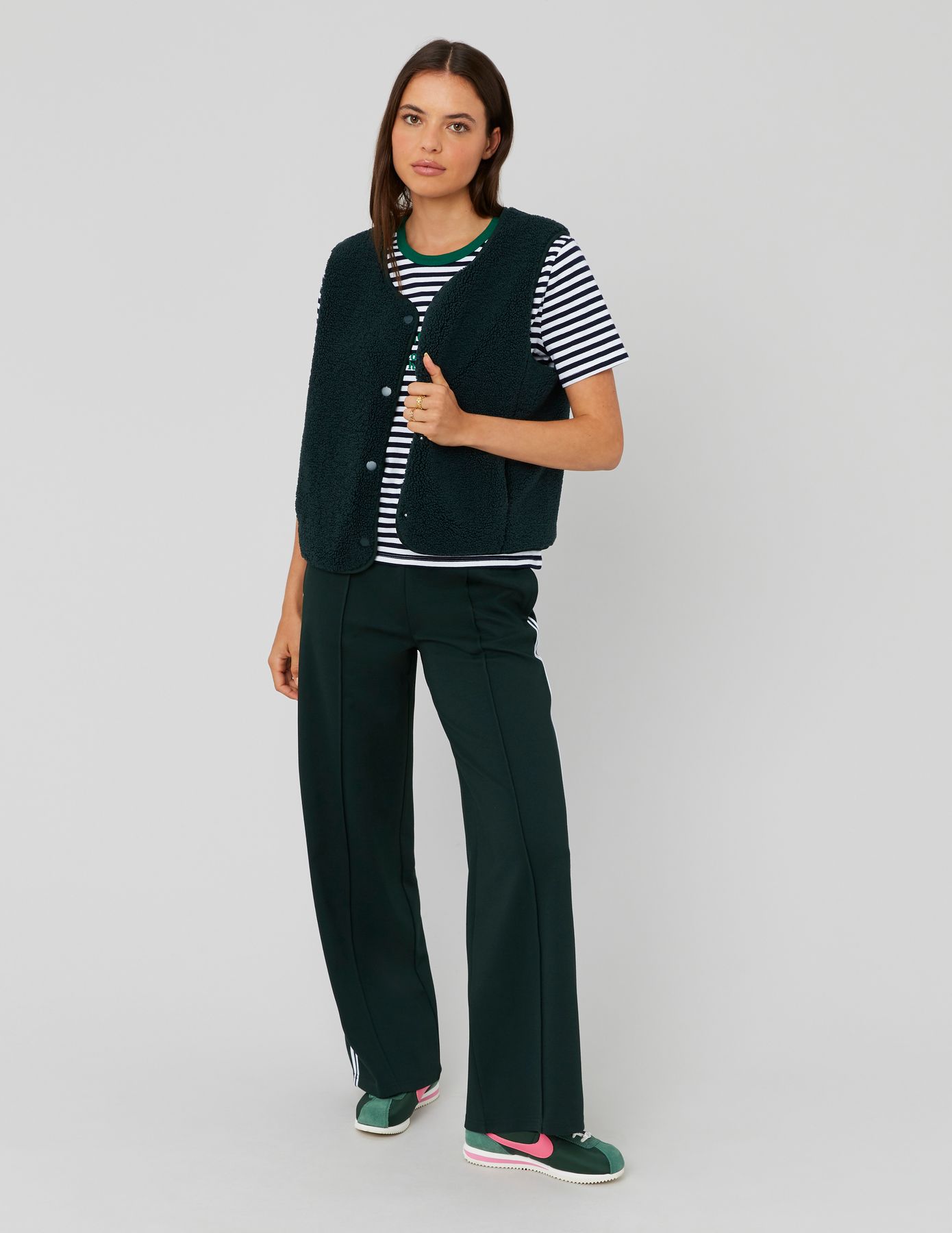 Gilet sherpa sans manches