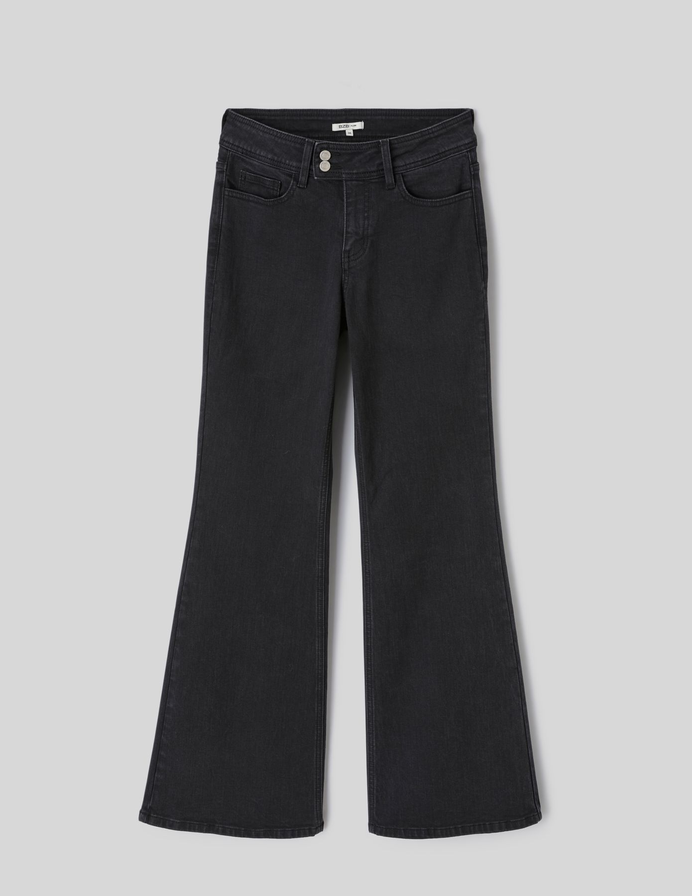 Jean flare taille haute