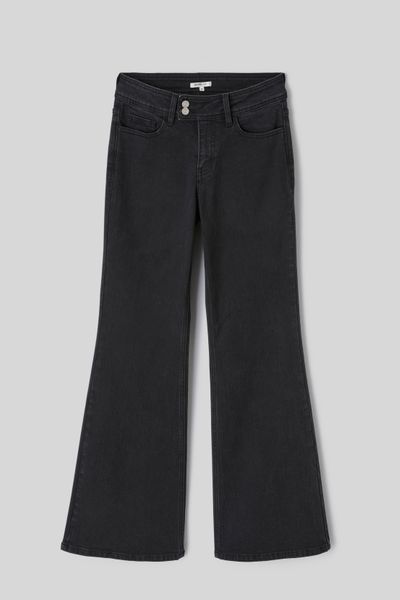 Jean flare taille haute