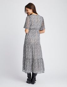 Robe longue imprimée