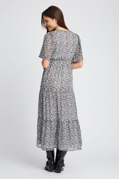 Robe longue imprimée