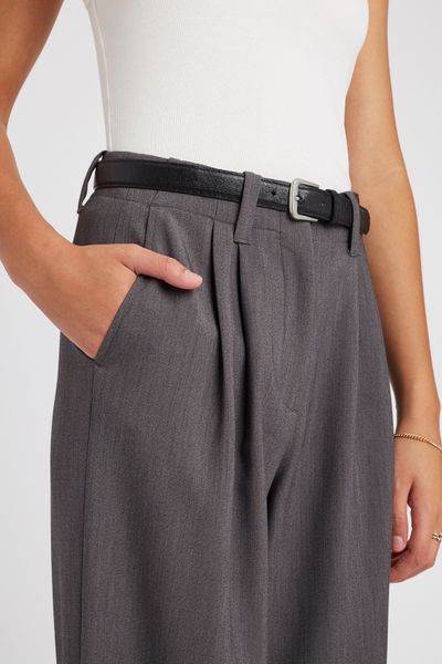 Pantalon tailleur &agrave; pinces