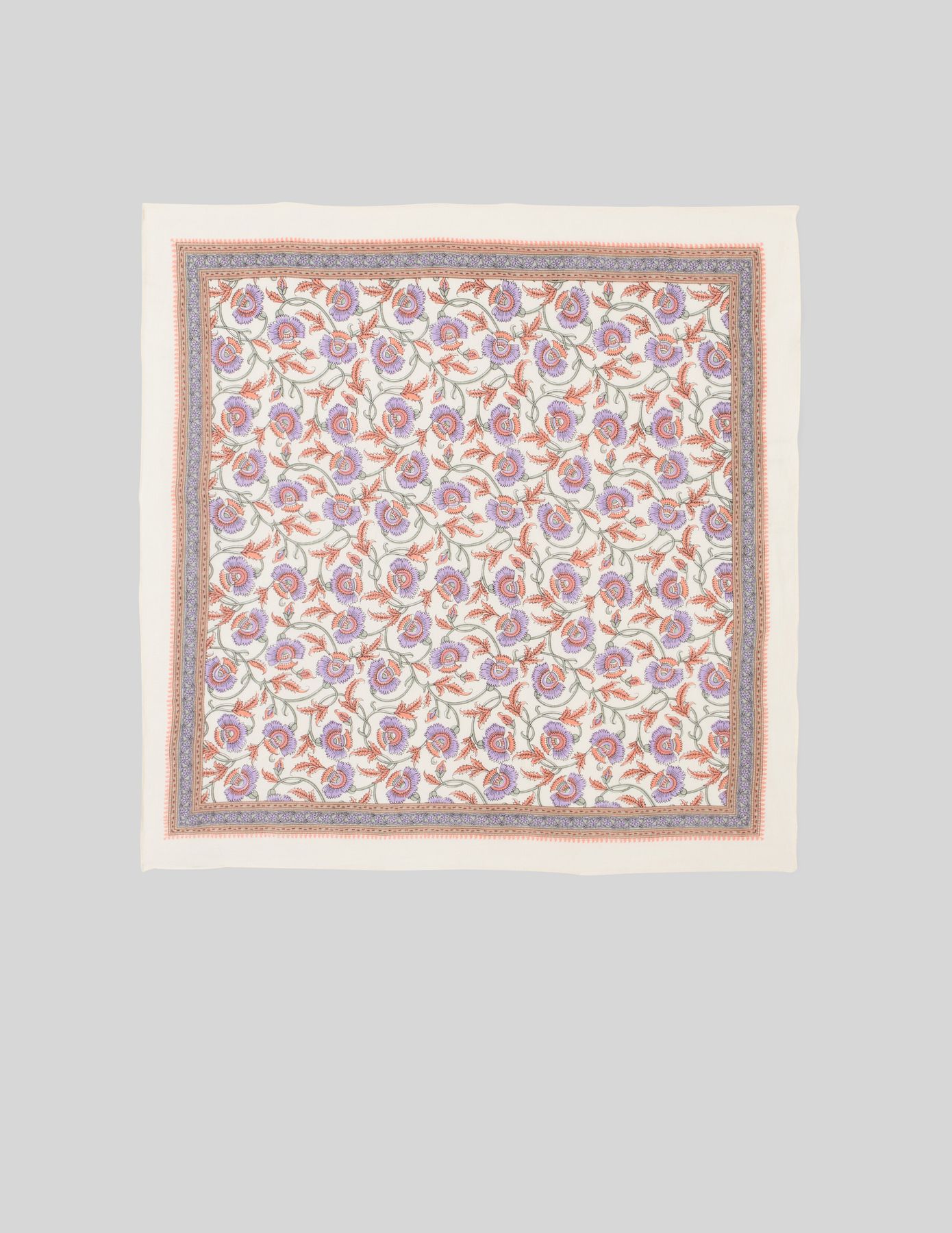 Foulard coton imprimé