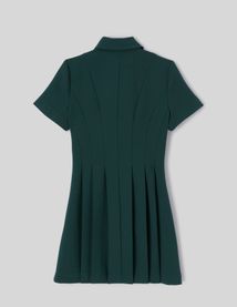 Robe col chemise boutonn&eacute;e