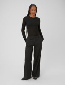 Pantalon city &agrave; strass
