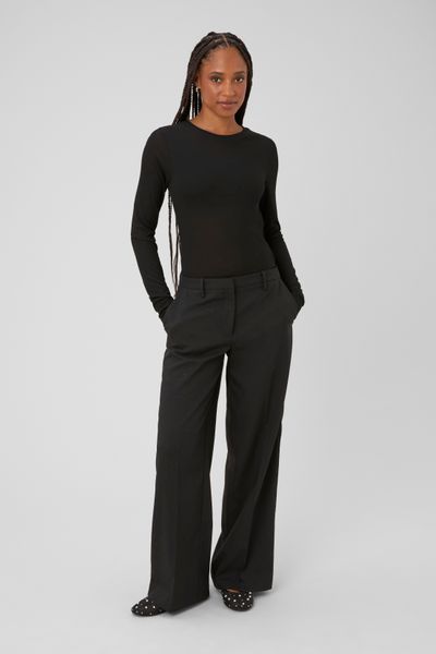 Pantalon city &agrave; strass