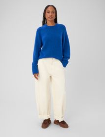 Pull col rond premium
