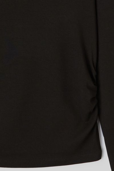 T-shirt manches longues à fronces