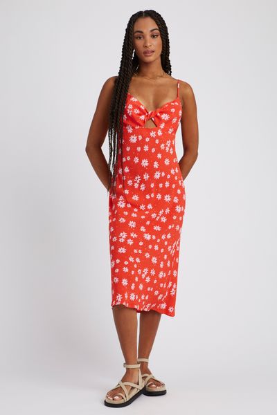 Robe longue imprimée