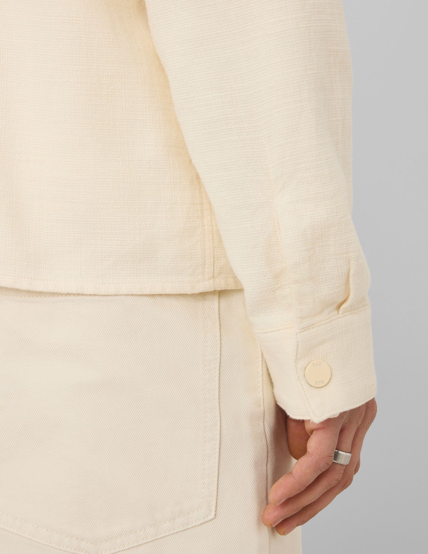 Veste zipp&eacute;e textur&eacute;e