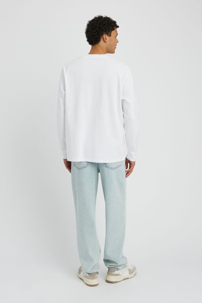 Jean loose bleach