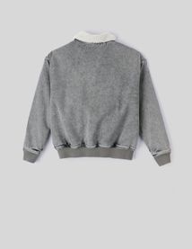 Blouson en jean sherpa