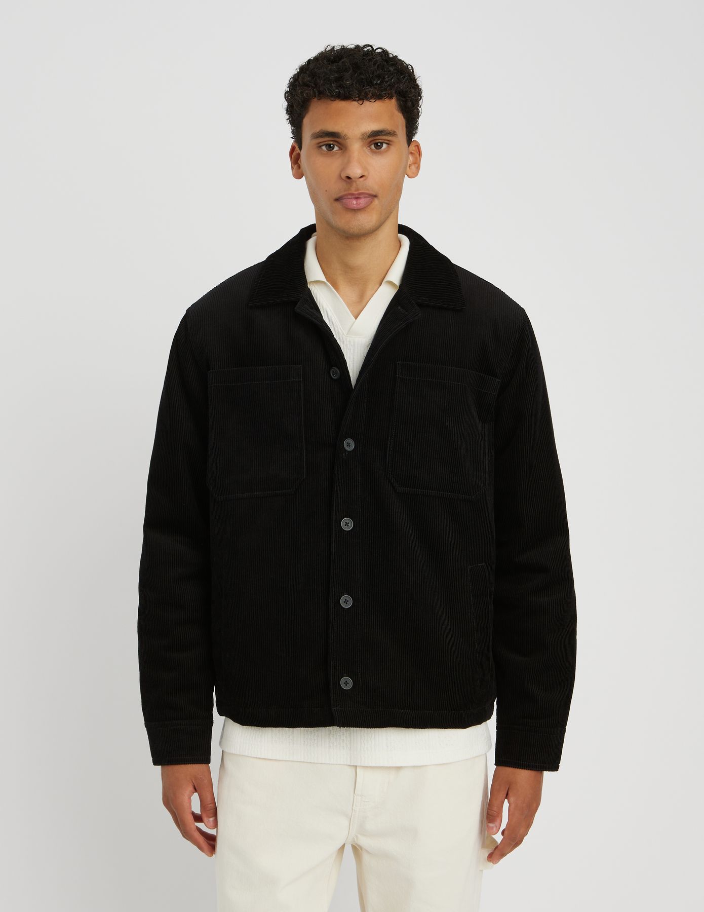 Veste surchemise velours