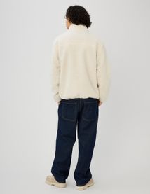 Veste sherpa zippée