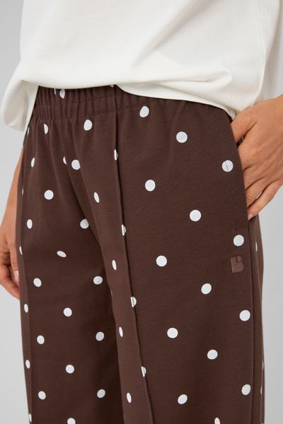 Pantalon jogging &agrave; pois