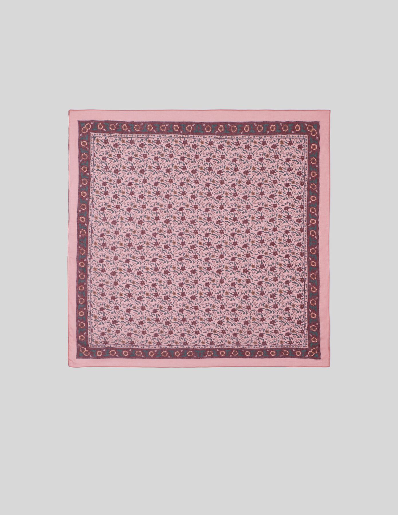 Foulard coton imprim&eacute;