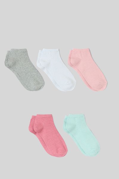 Lot de 5 paires de socquettes lurex