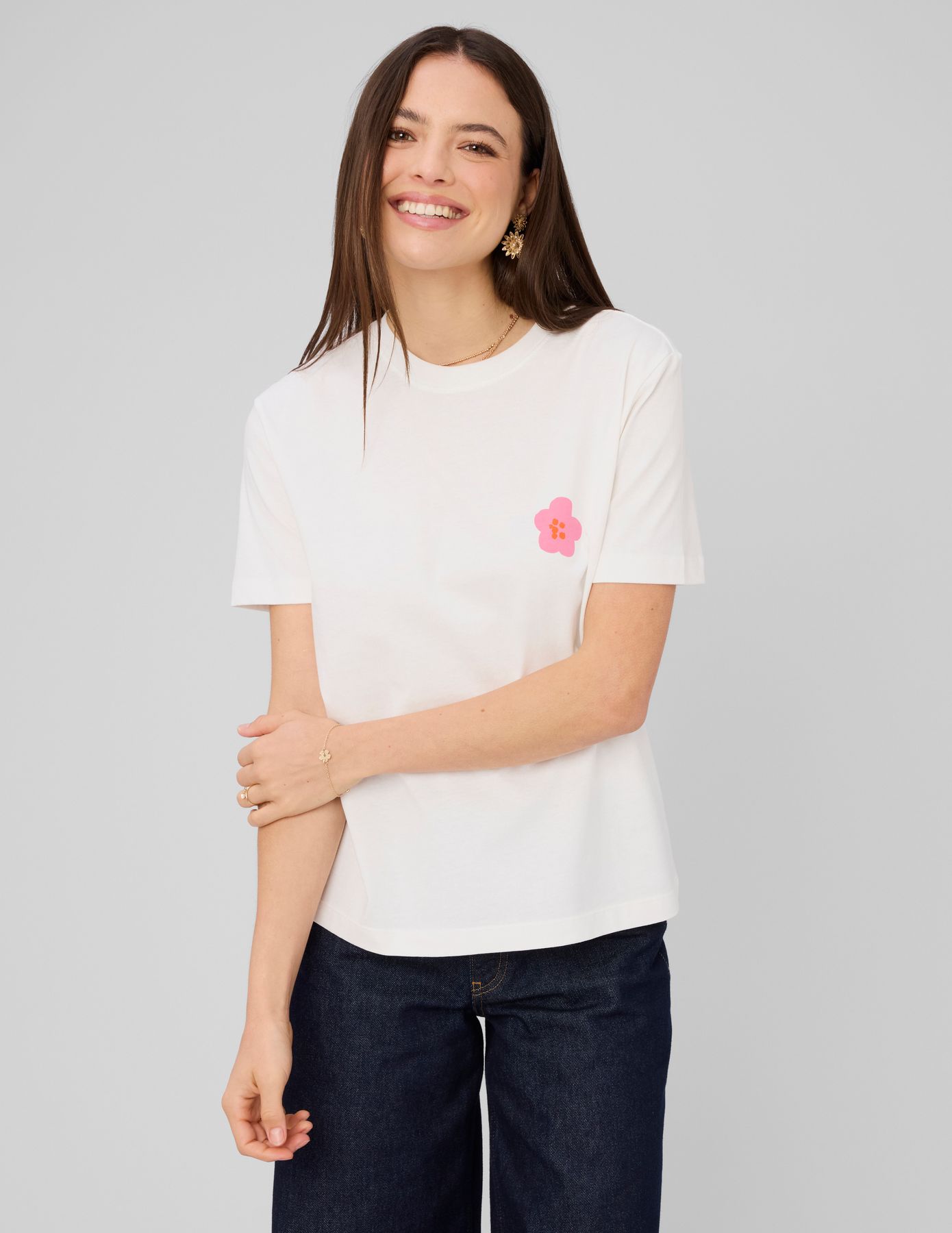 T-shirt imprim&eacute; devant/ dos