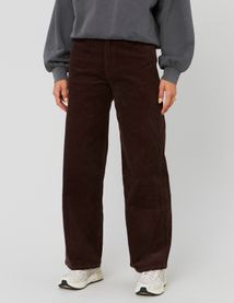 Pantalon wide leg velours