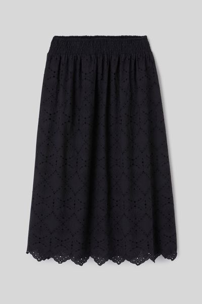 Jupe longue brod&eacute;e