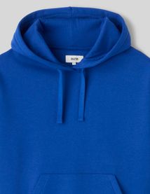 Sweat col capuche uni