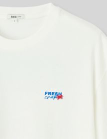 T-shirt imprim&eacute; devant/dos