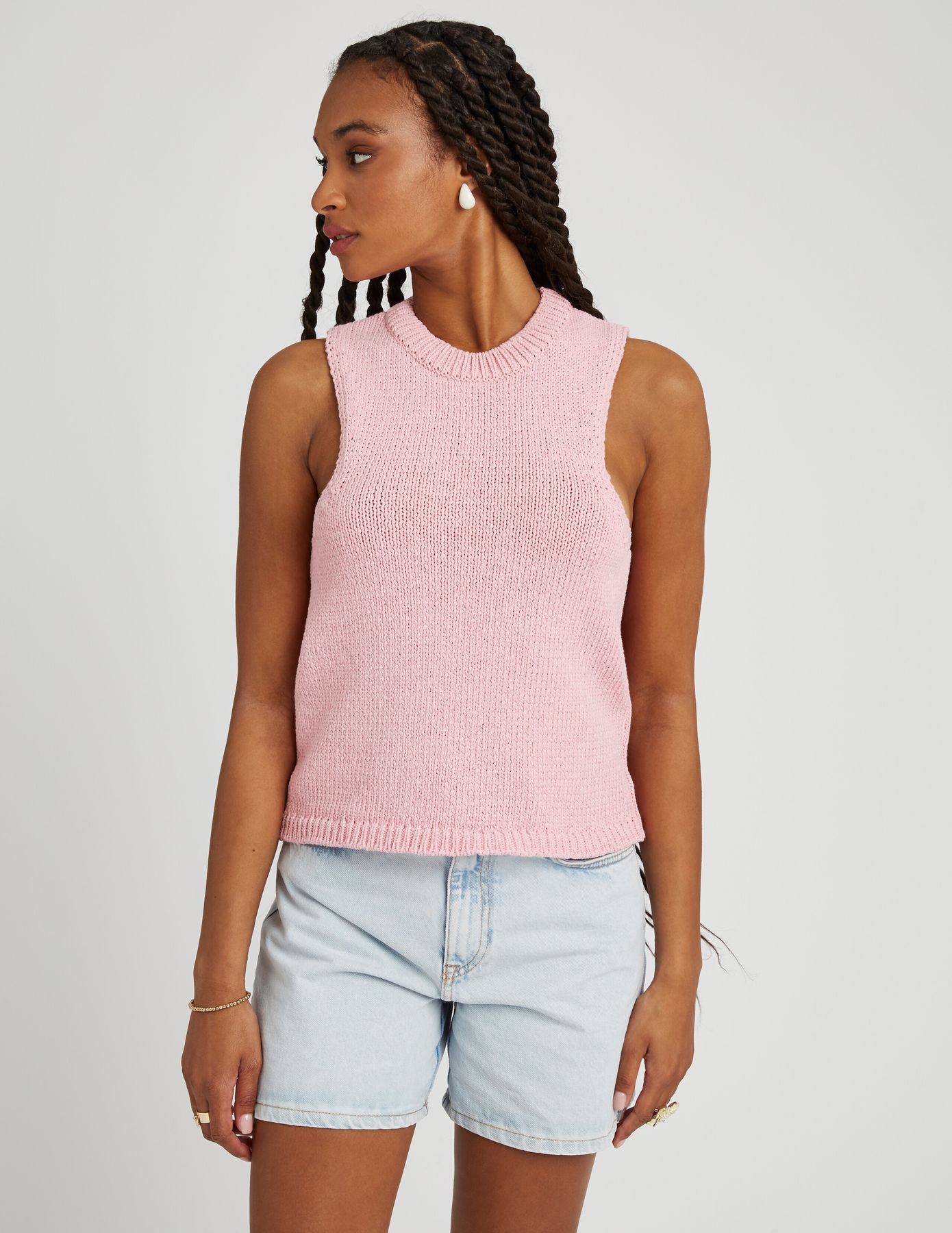 Pull en maille ruban