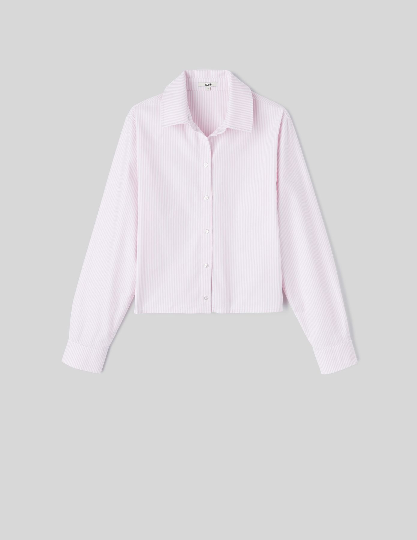 Chemise courte ray&eacute;e