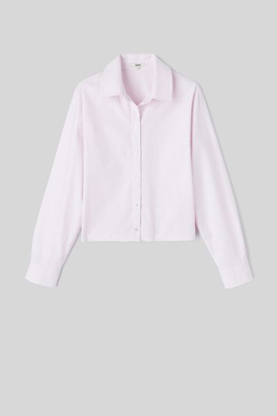 Chemise courte ray&eacute;e