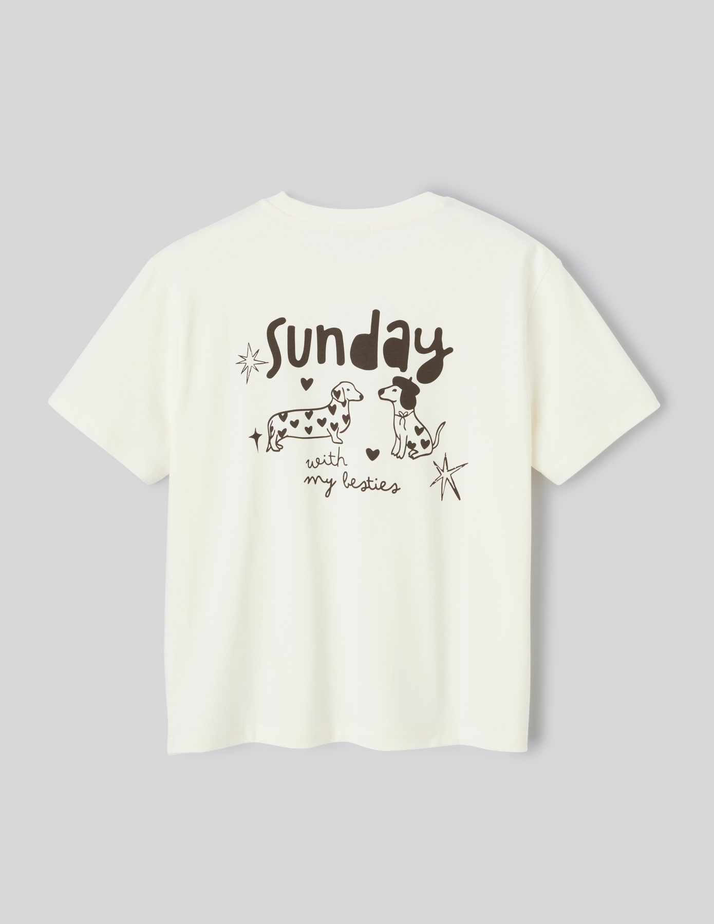 T-shirt imprim&eacute; devant/dos
