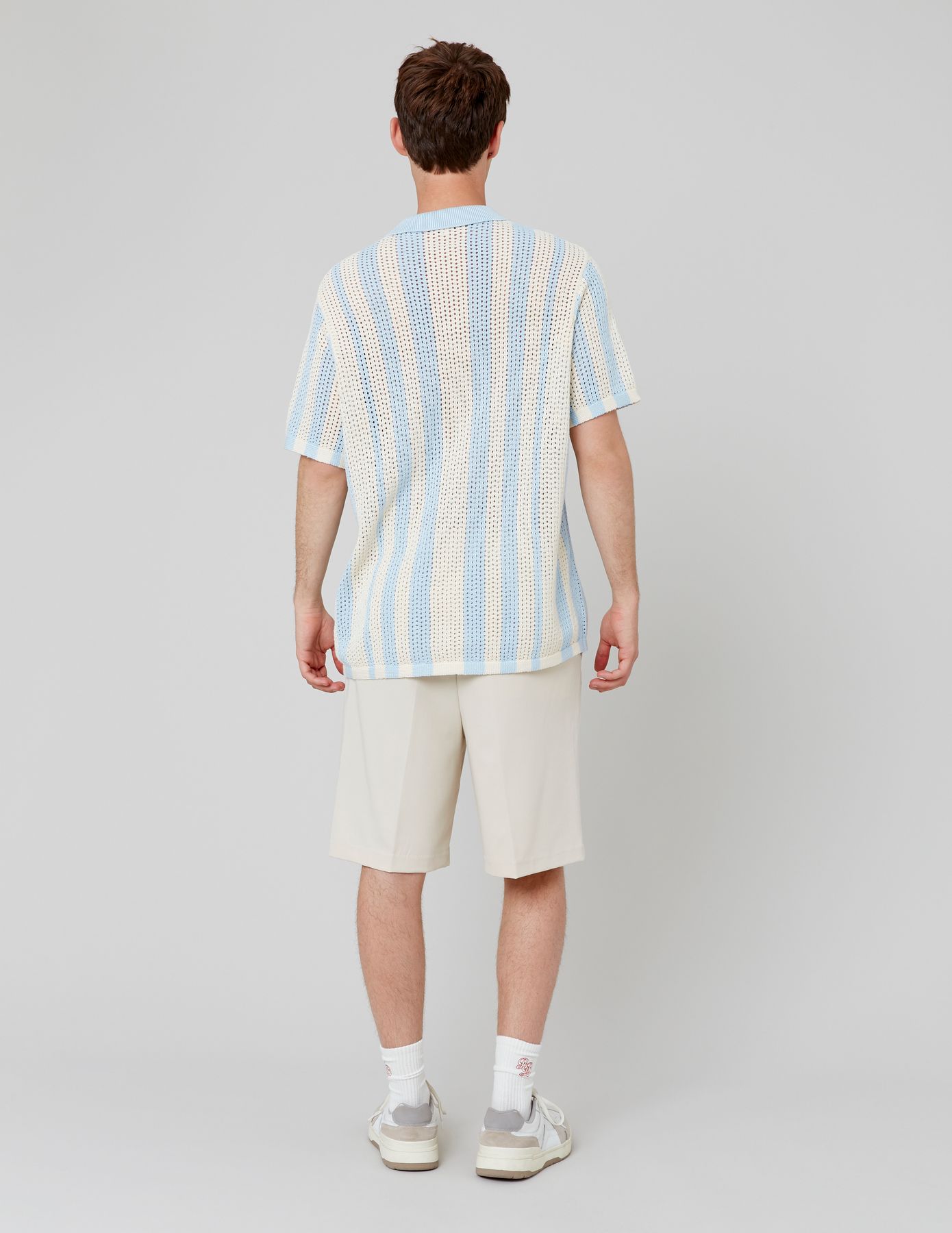Polo matière fantaisie