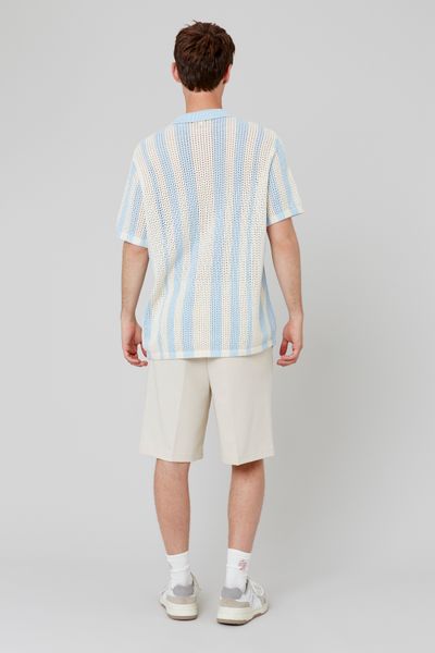 Polo matière fantaisie