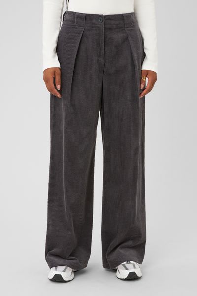 Pantalon large en velours