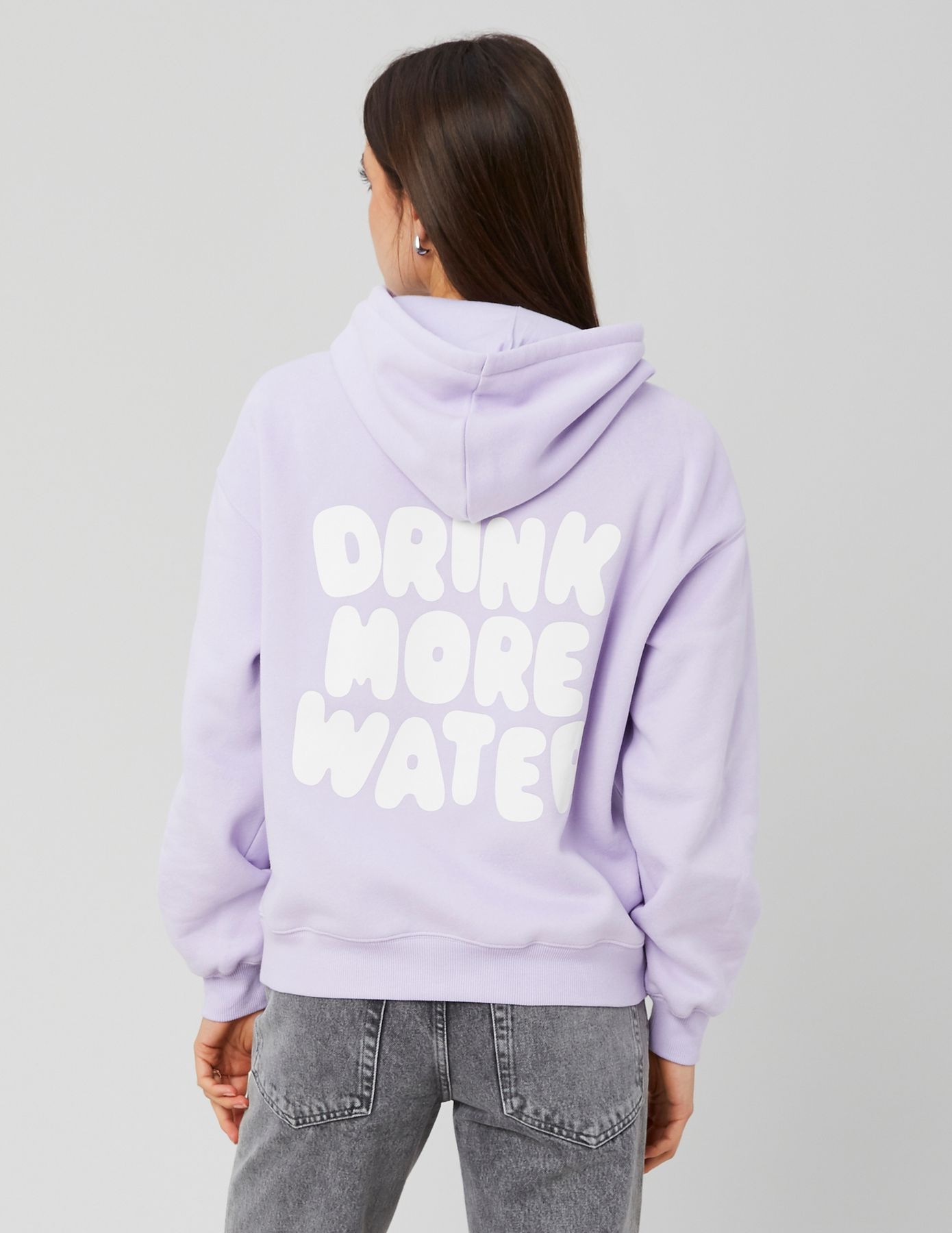 Sweat &agrave; capuche imprim&eacute; devant/dos
