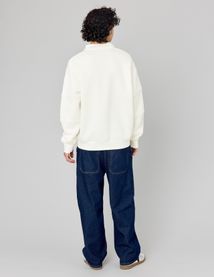 Sweat col montant zippé