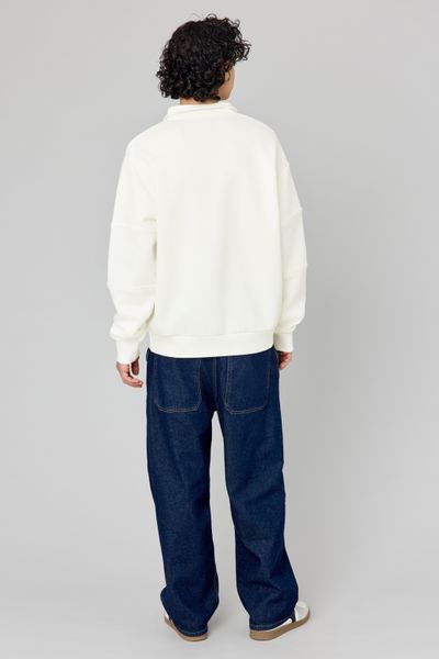 Sweat col montant zippé
