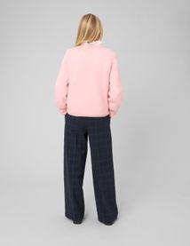 Pantalon carreaux &agrave; pinces