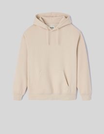 Sweat à capuche cotélé