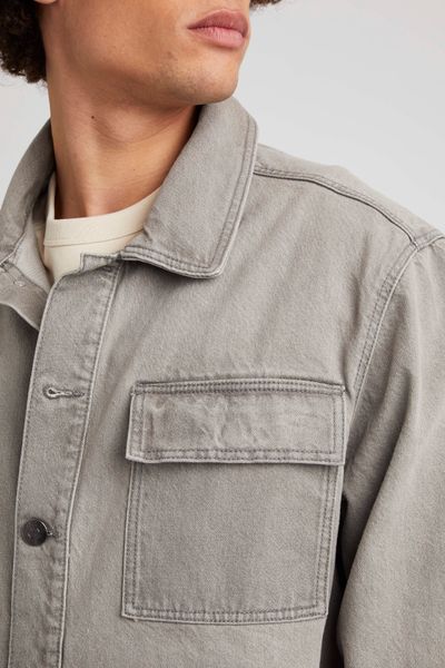 Veste boutonnée en jean