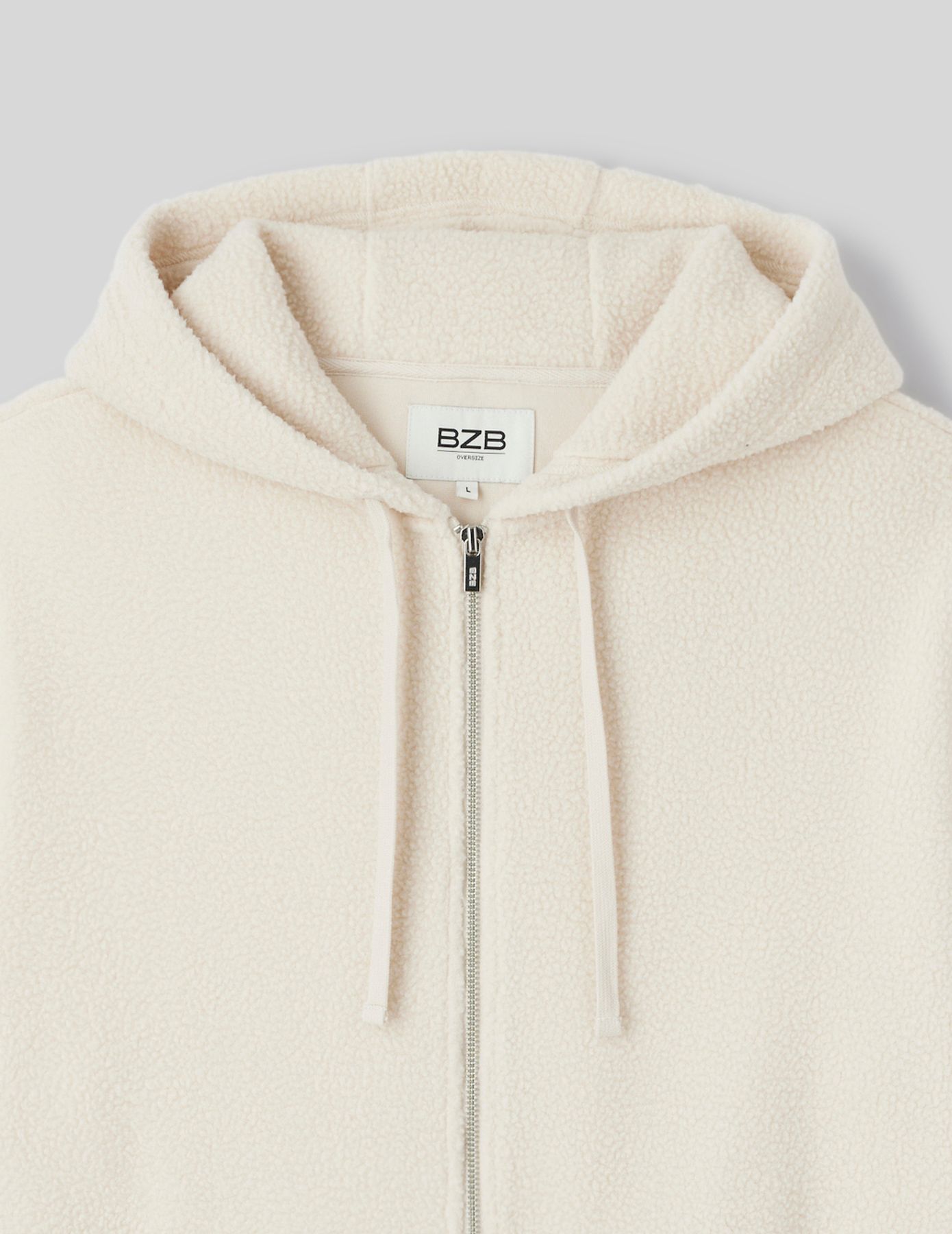 Sweat sherpa zippé à capuche