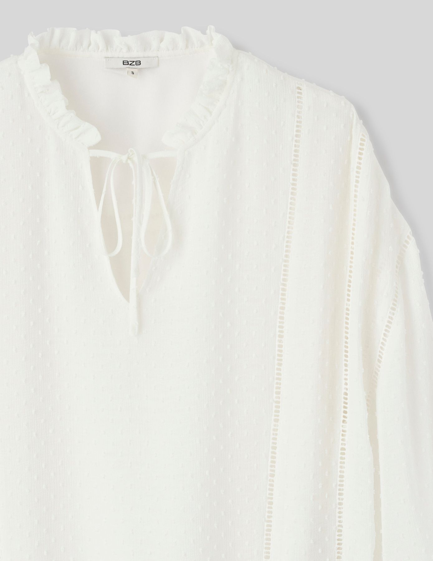 Blouse en plumetis