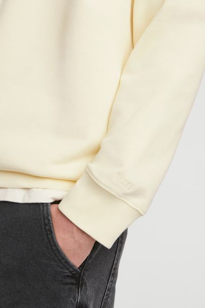 Sweat col rond broderie poitrine