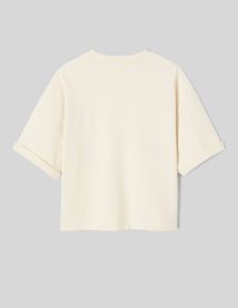 Sweat brod&eacute; manches courtes