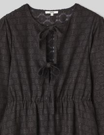 Robe courte jacquard