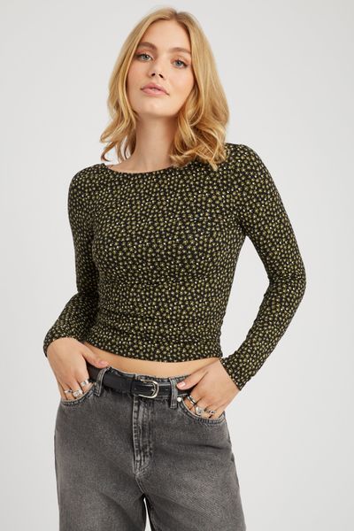 T-shirt imprimé manches longues