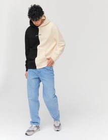 Sweat à capuche colorblock